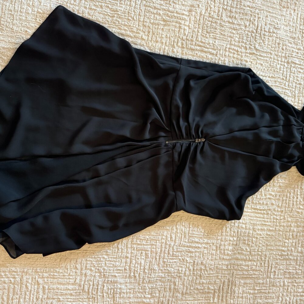 Halston Heritage gorgeous black long blouse